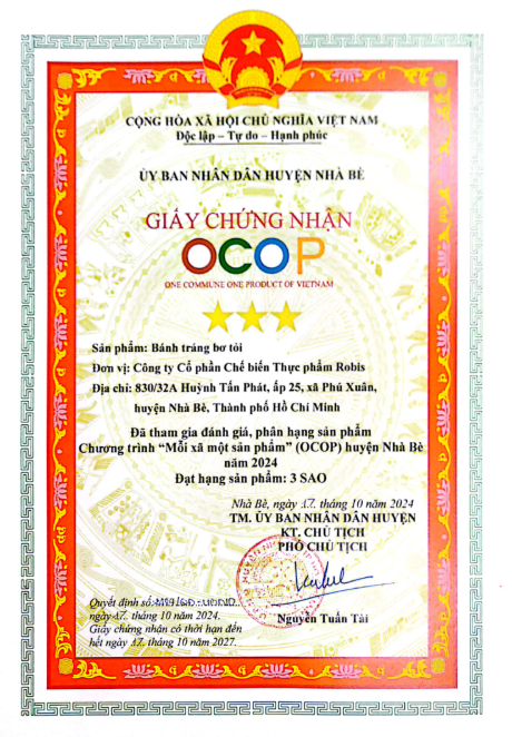 Giấy chứng nhận 1