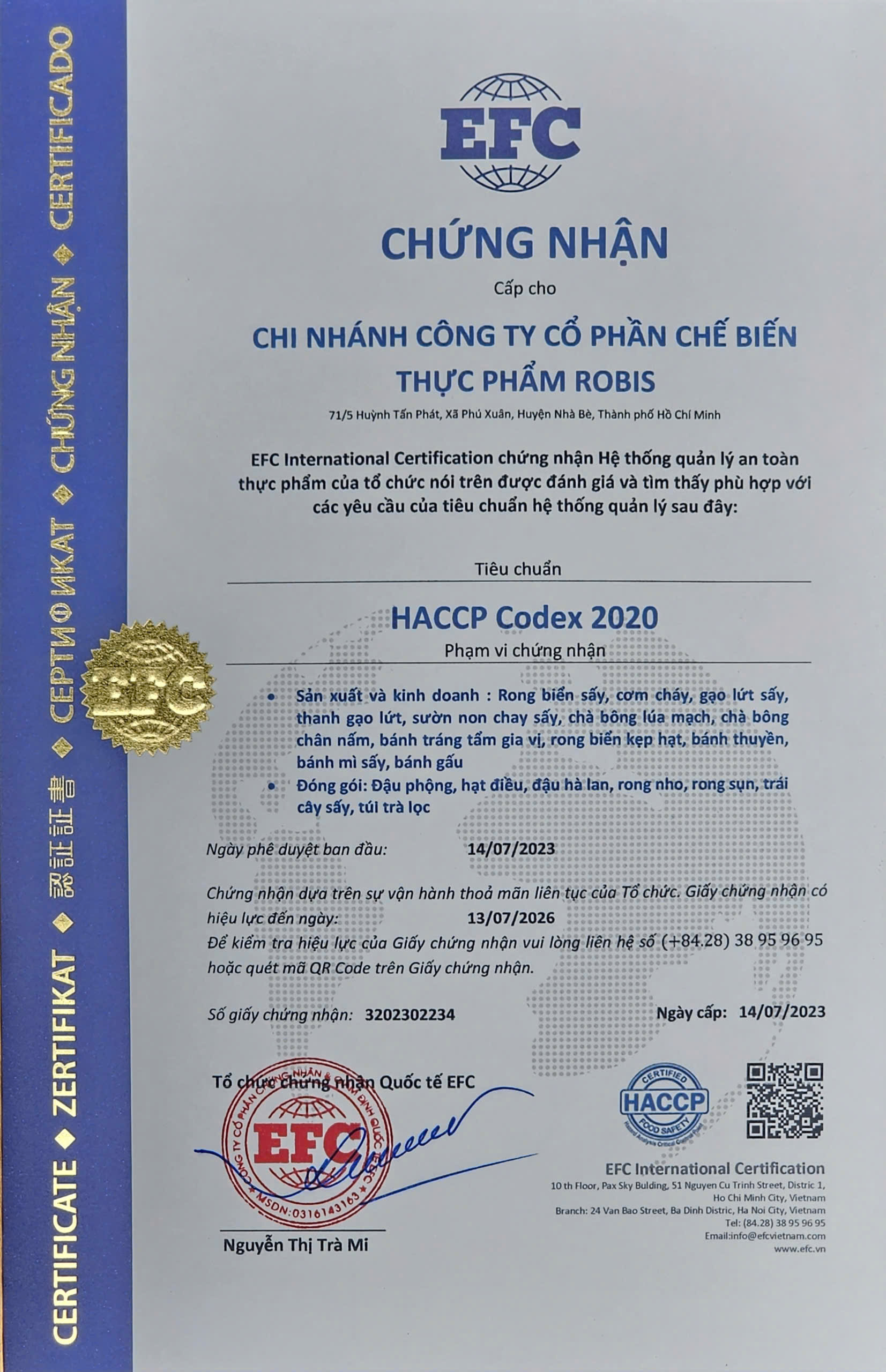 Giấy chứng nhận 3